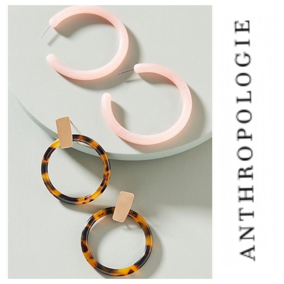 Anthropologie Resin Earrings - Picture 2 of 6